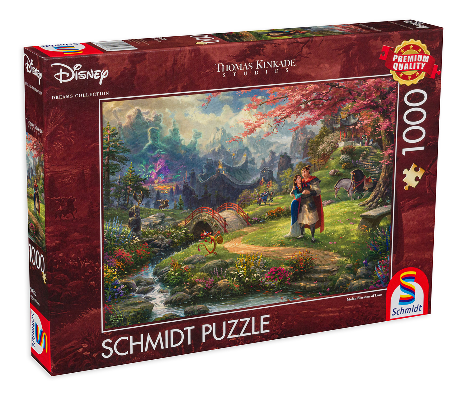 Puzzle Schmidt din 1000 de piese - Mulan Blossoms Of Love