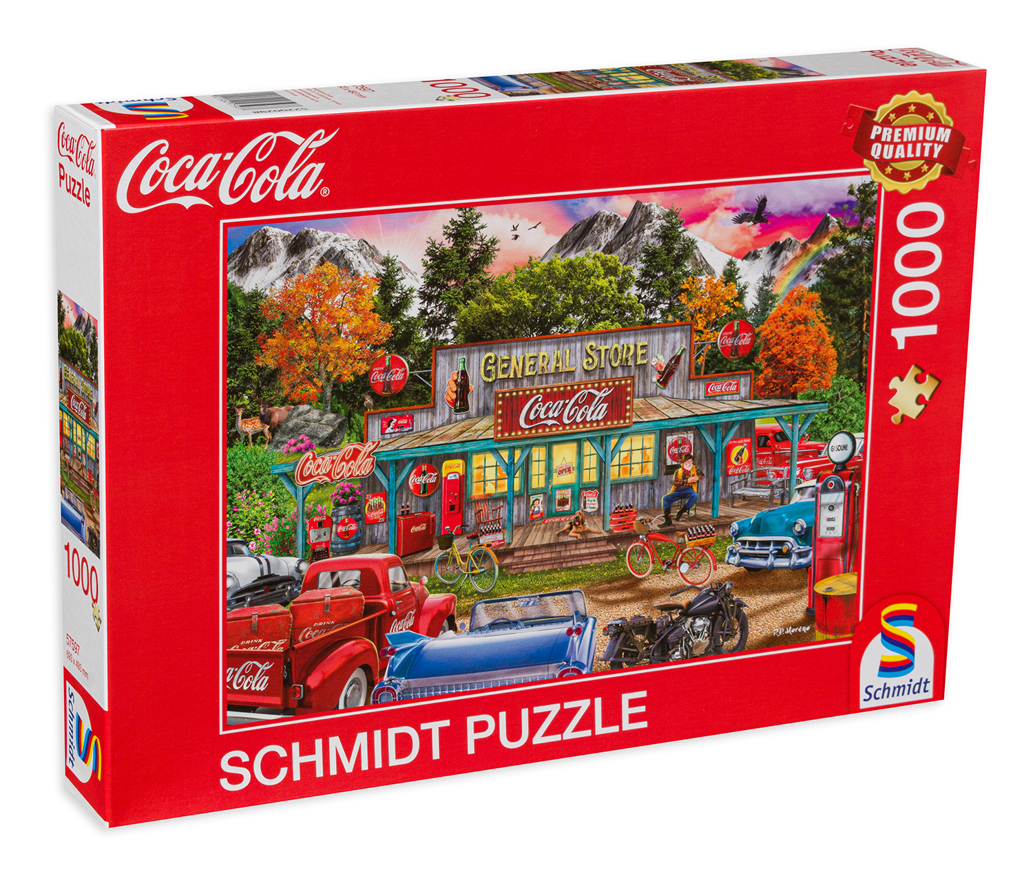 Puzzle Schmidt din 1000 de piese - Magazinul Coca-Cola
