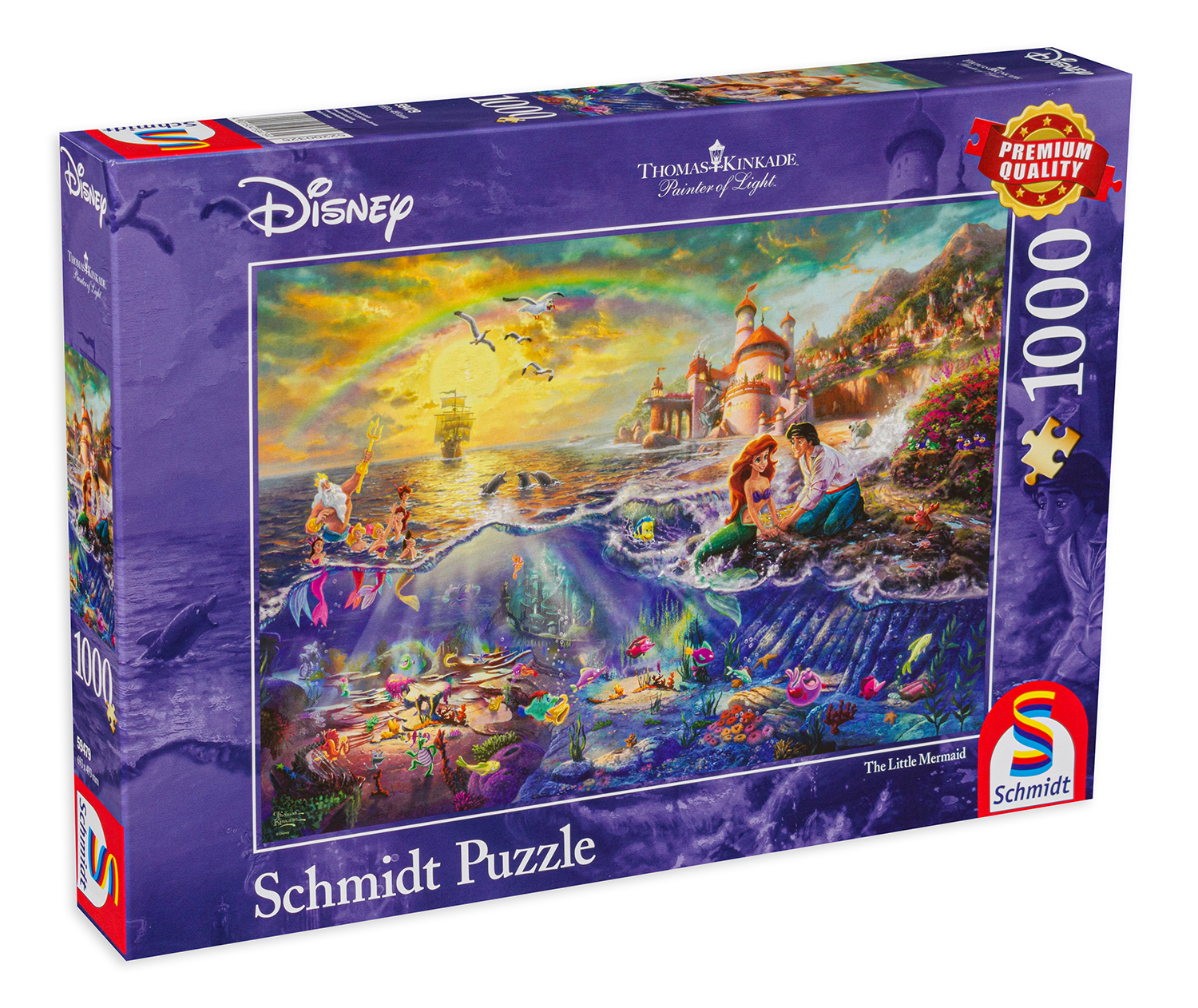 Puzzle Schmidt din 1000 de piese - Micuta sirena, Tomas Kinkade