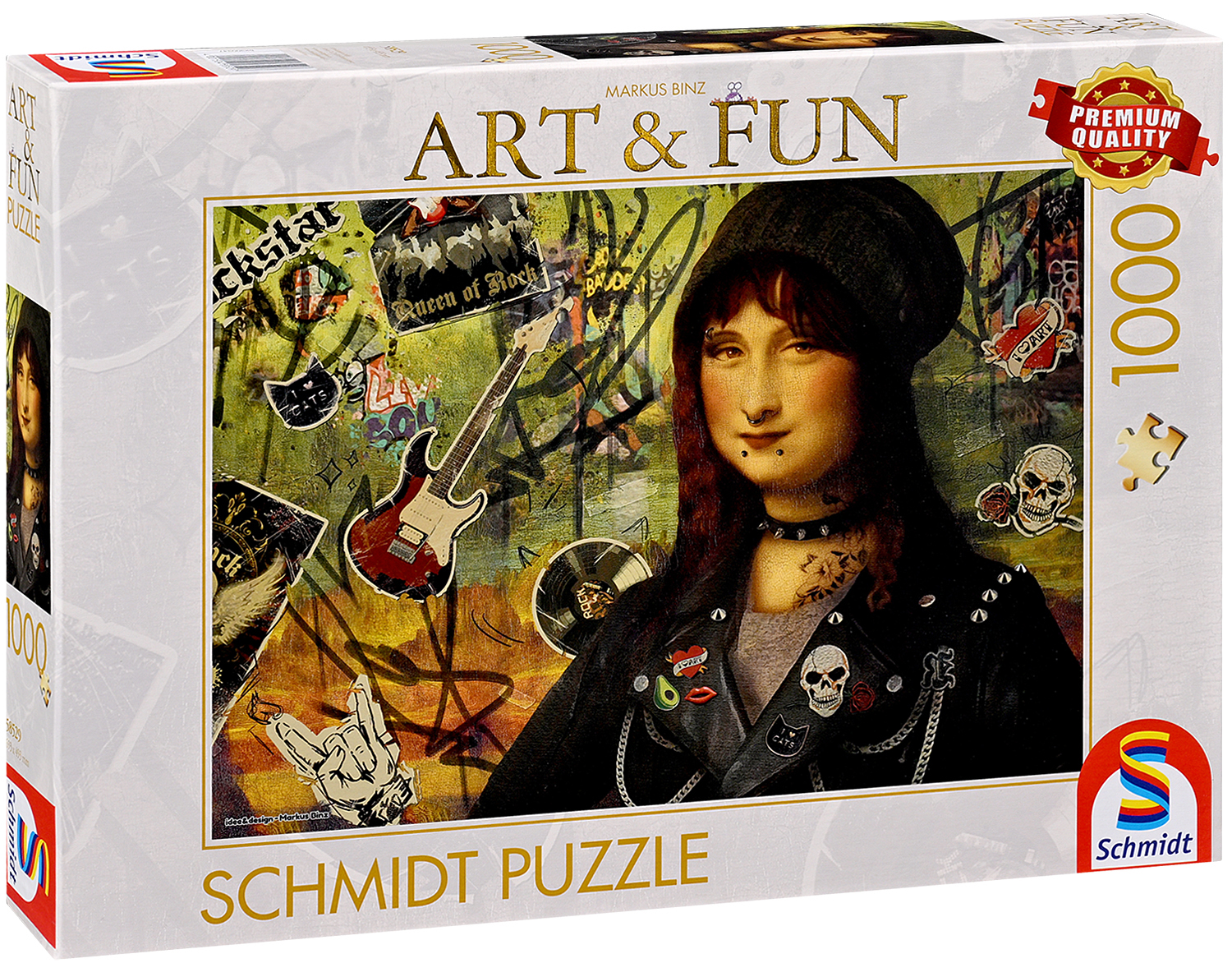 Puzzle Schmidt din 1000 de piese - Mona Lisa 2024
