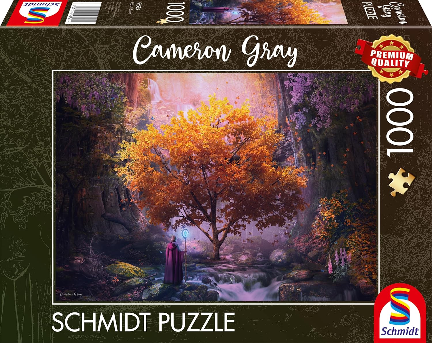 Puzzle Schmidt din 1000 piese - Pădure fermecată