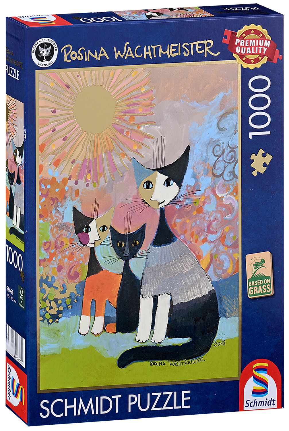 Puzzle Schmidt din 1000 piese - Sub soarele auriu