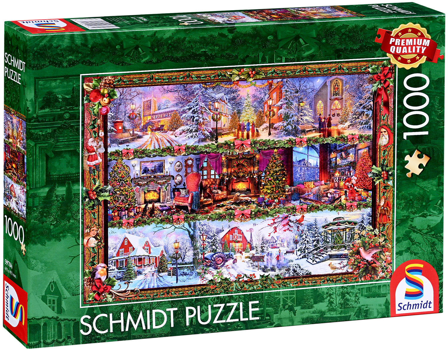 Puzzle Schmidt din 1000 piese - Salutări de anotimp