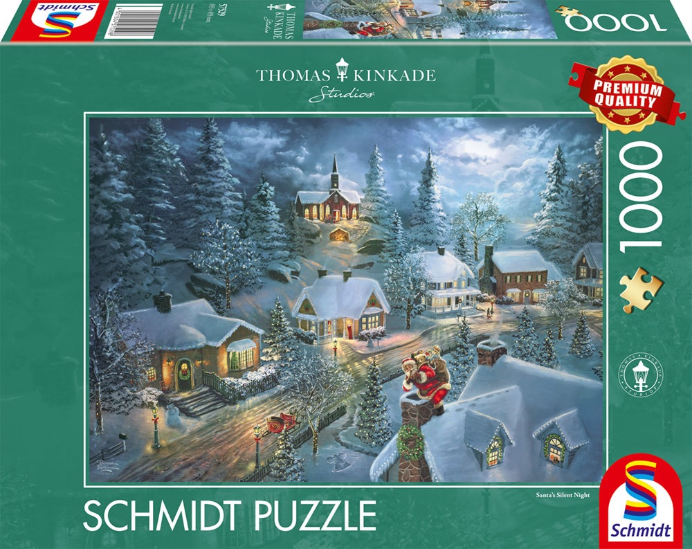 Puzzle Schmidt din 1000 piese - Noapte tăcută de Crăciun