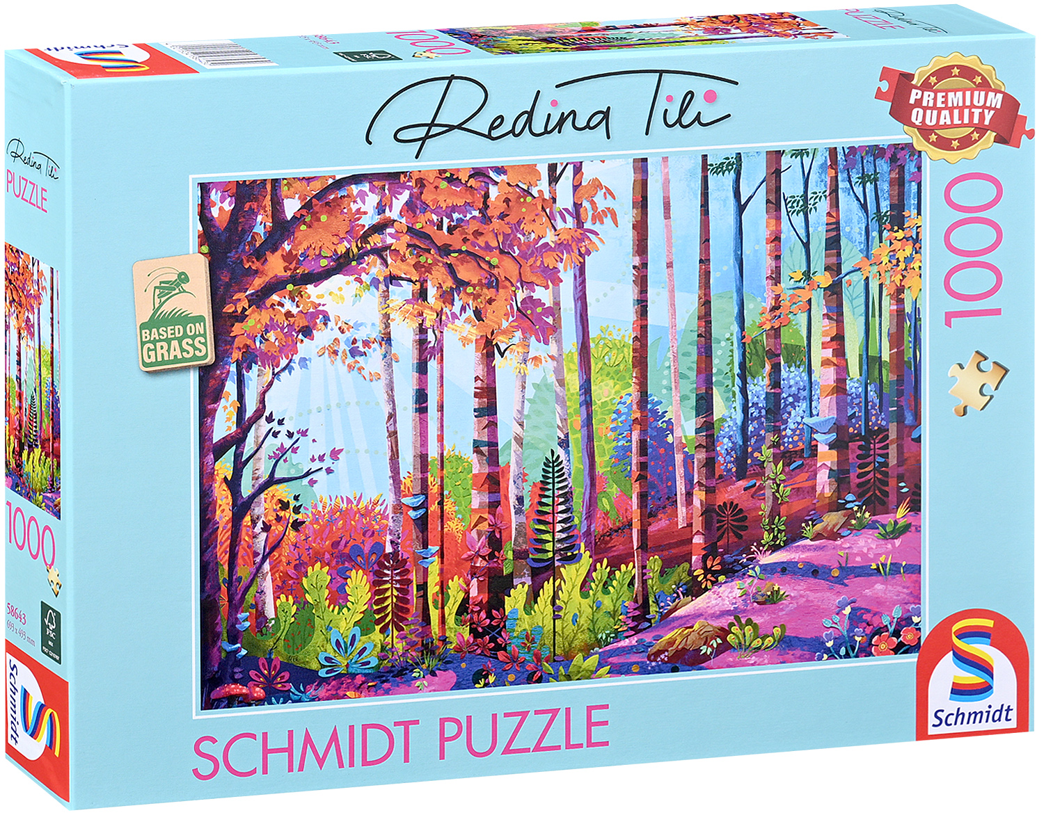 Puzzle Schmidt din 1000 piese - În inima pădurii