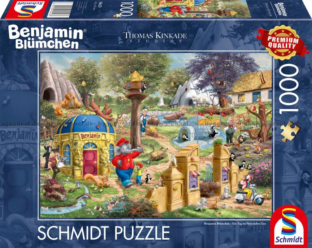 Puzzle Schmidt din 1000 de piese - Zoo Benjamin