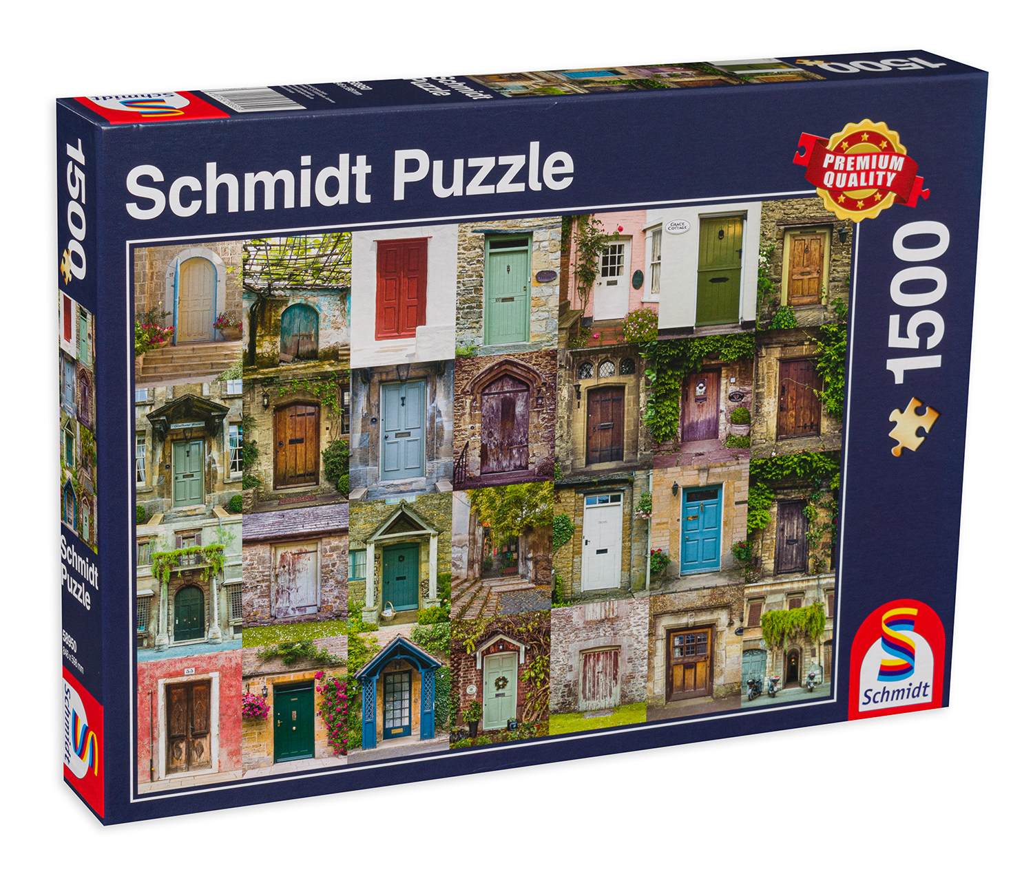 Puzzle Schmidt din 1500 de piese - Doors