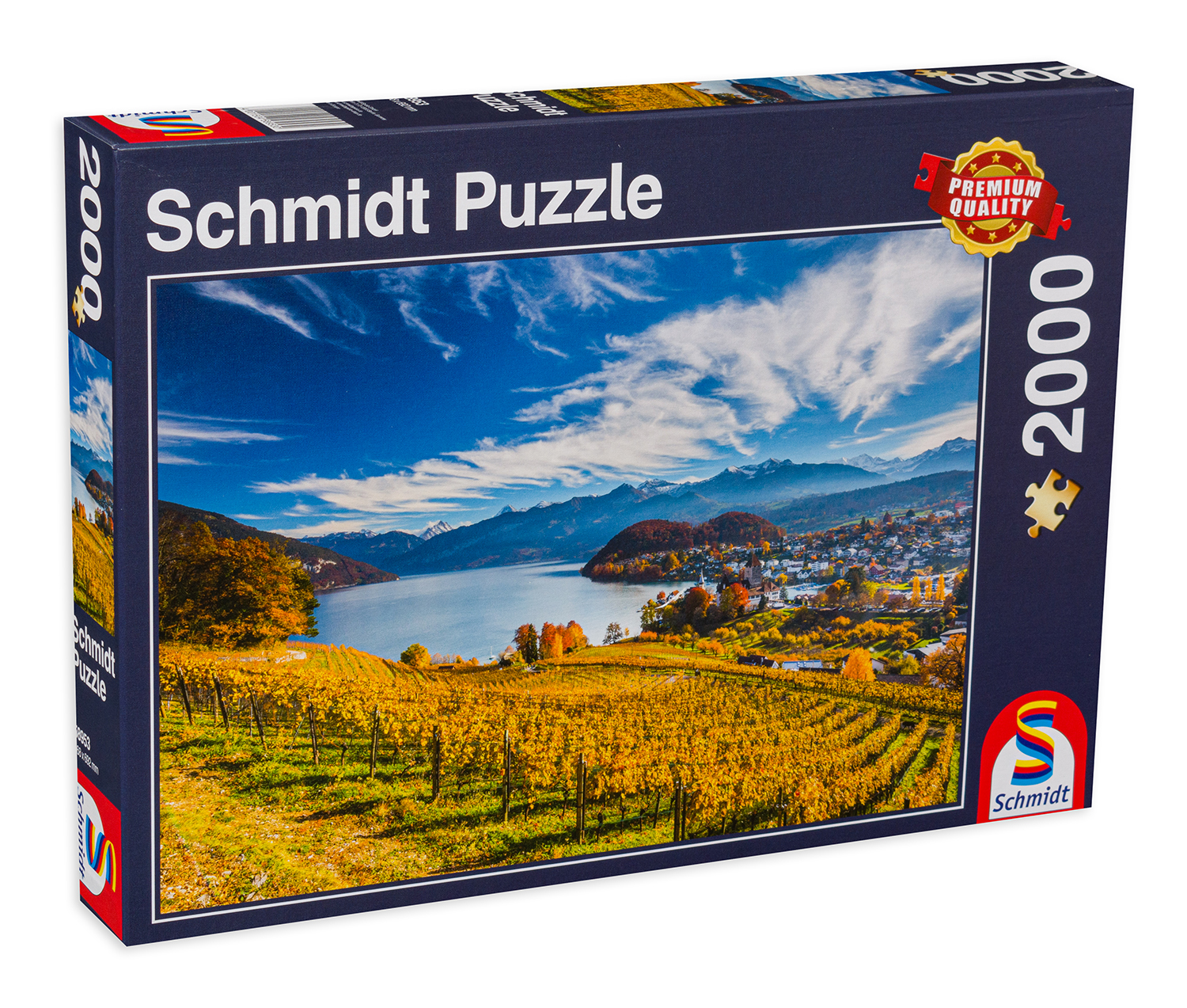 Puzzle Schmidt din 2000 de piese - Vineyards