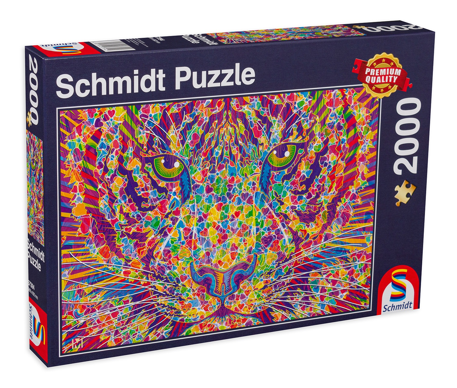Puzzle Schmidt din 2000 de piese - Tigru - sălbatic prin natură