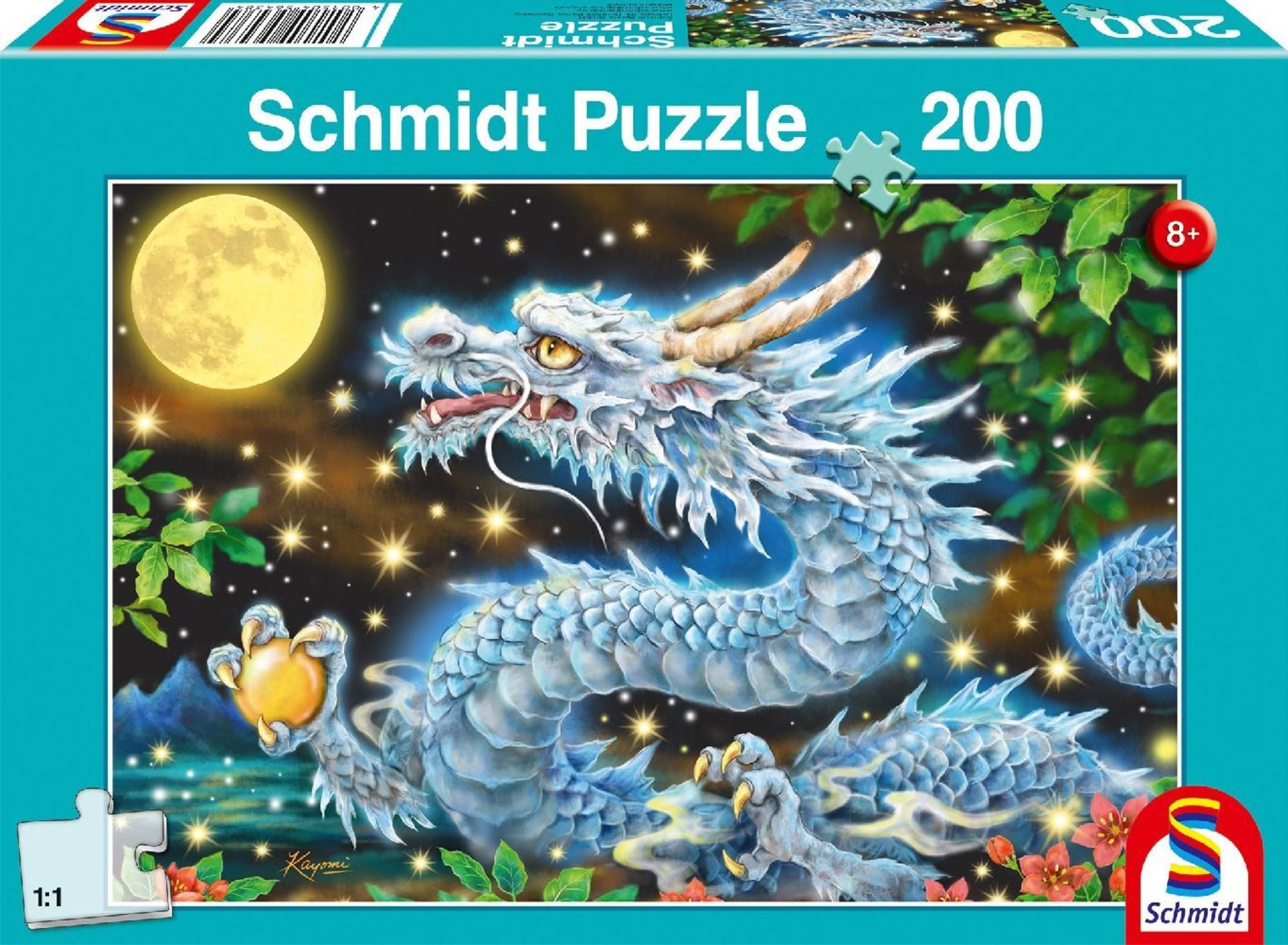 Puzzle Schmidt din 200 de piese - O aventură cu dragon