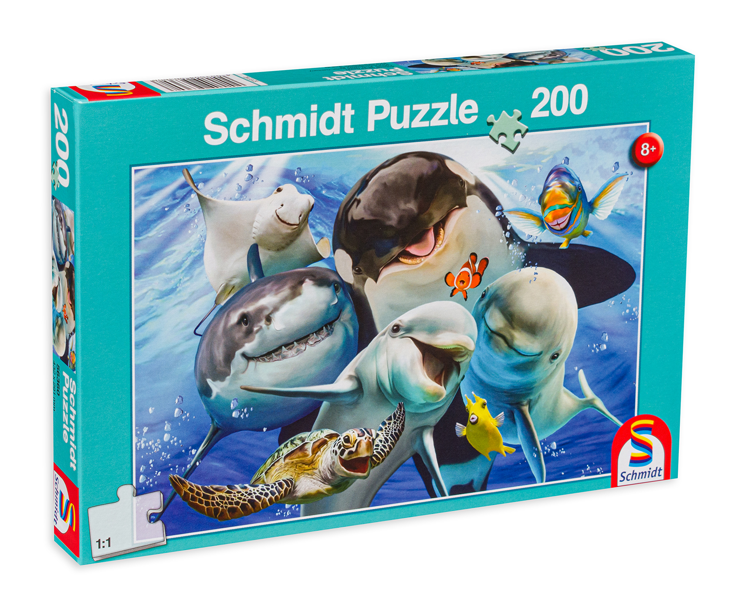 Puzzle Schmidt din 200 de piese - Underwater Friends