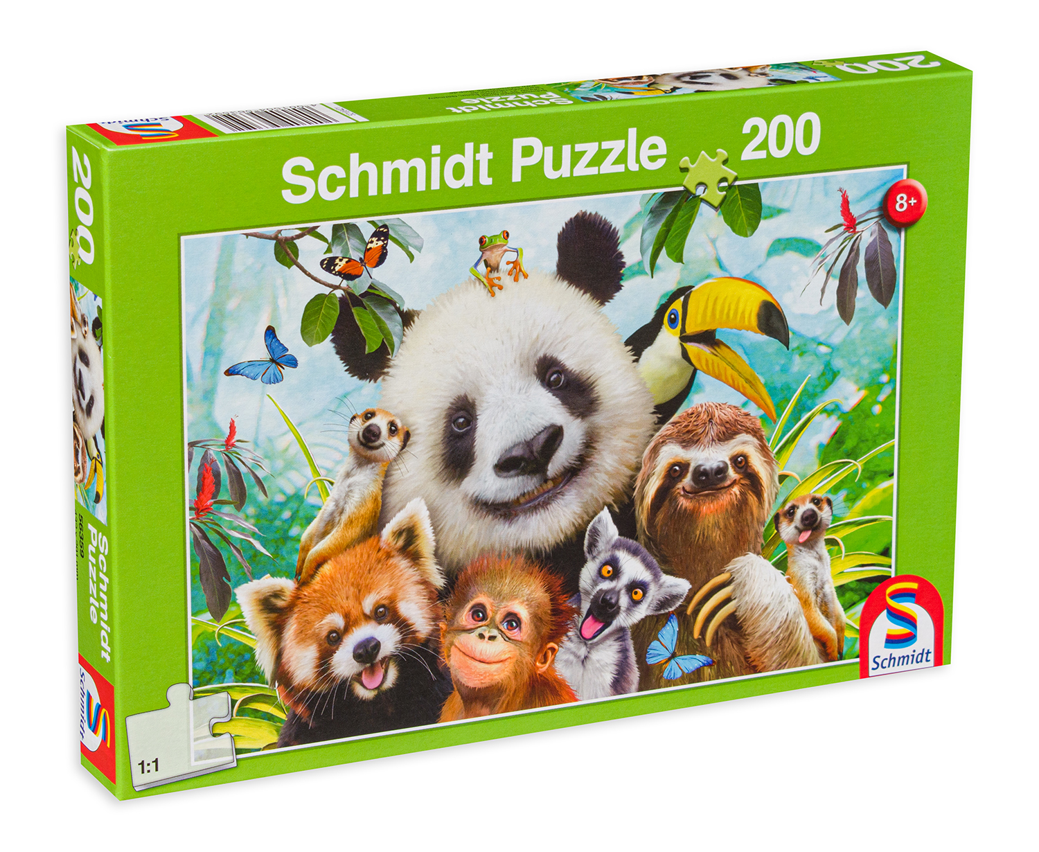 Puzzle Schmidt din 200 de piese - Animal Fun