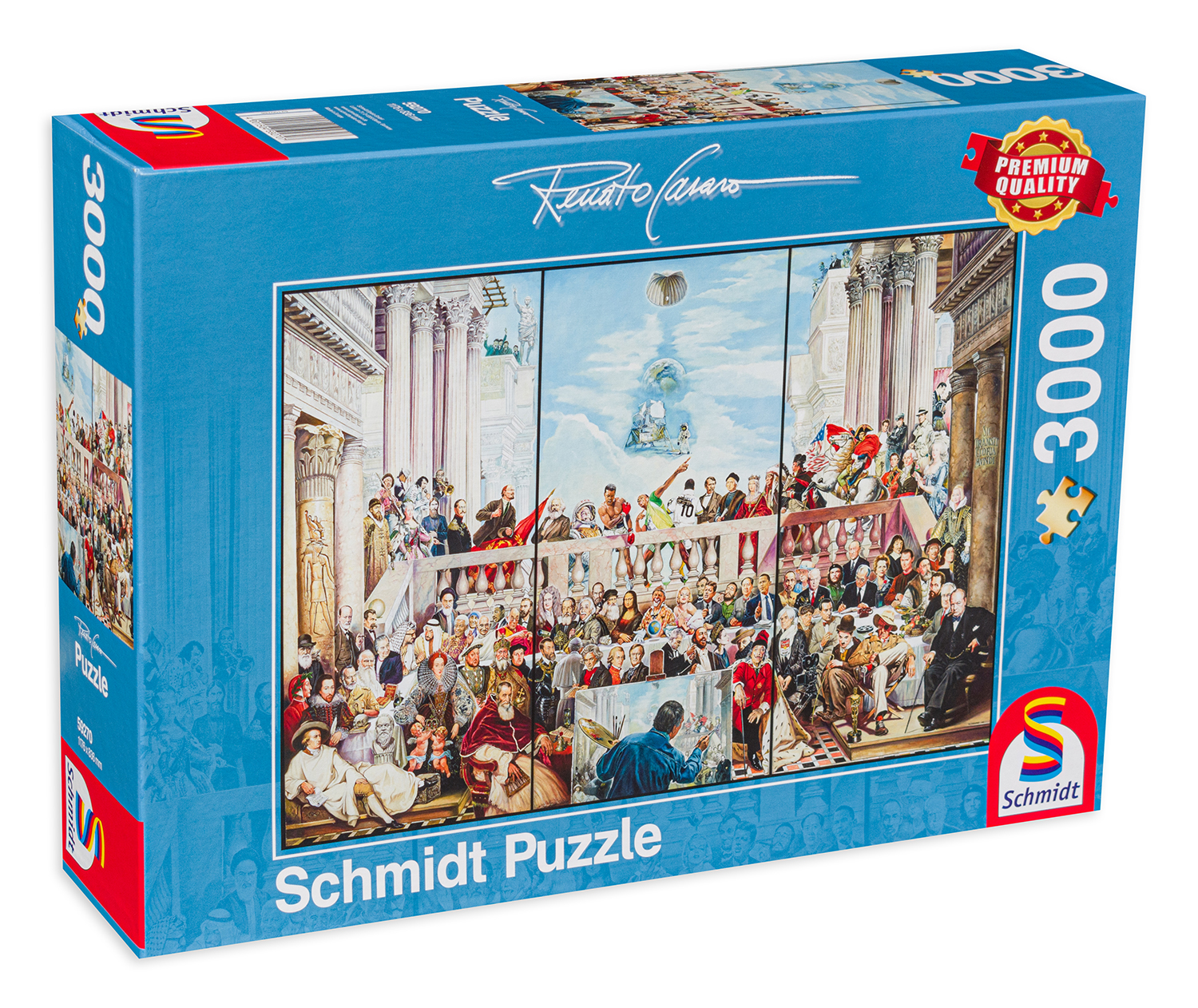 Puzzle Schmidt din 3000 de piese - Astfel trece gloria lumii, Renato CasSaro