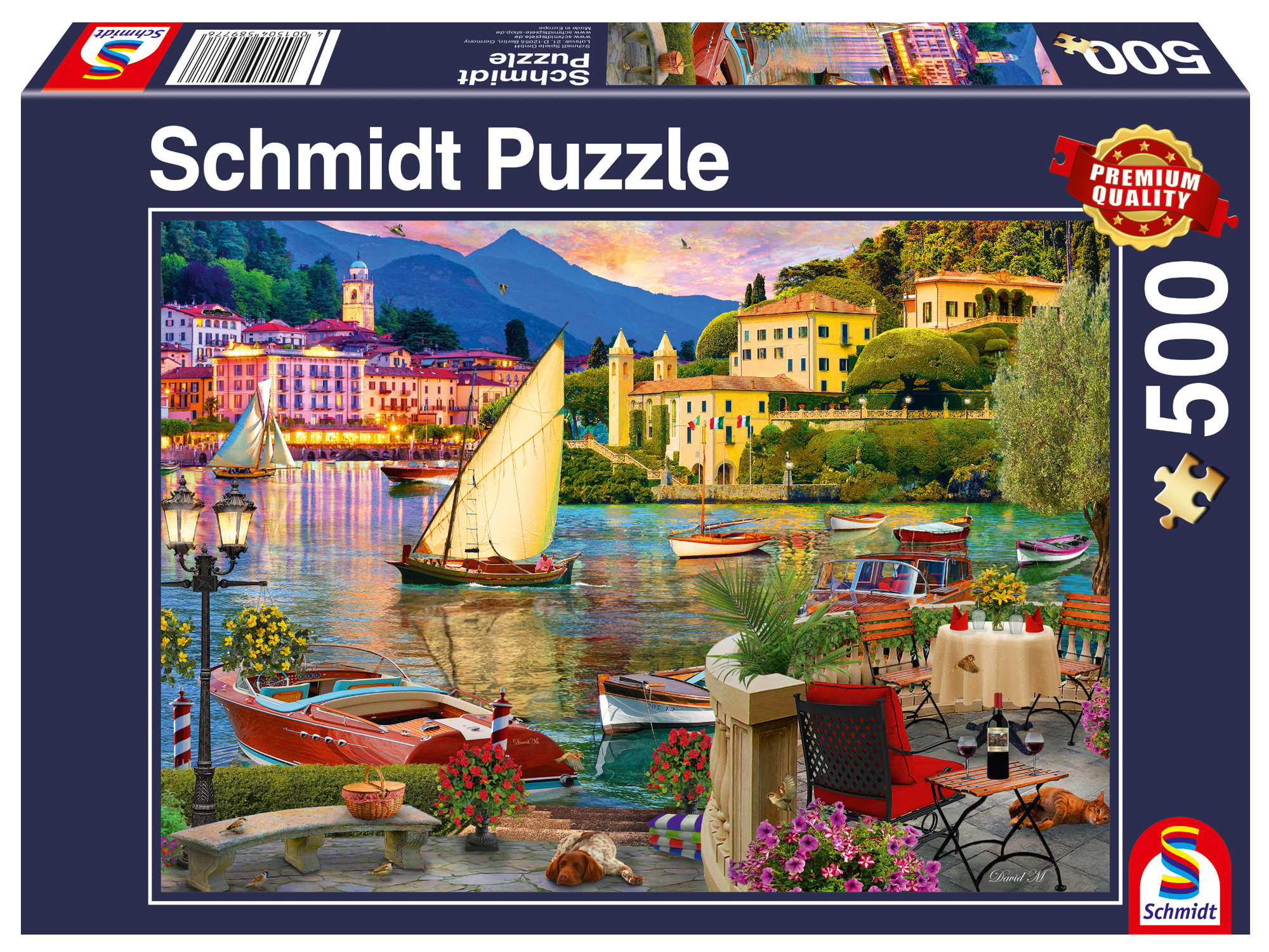 Puzzle Schmidt din 500 de piese - Frumusete italiana