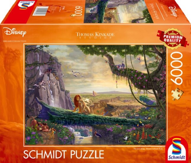 Puzzle Schmidt din 6000 de piese - Regele Leu