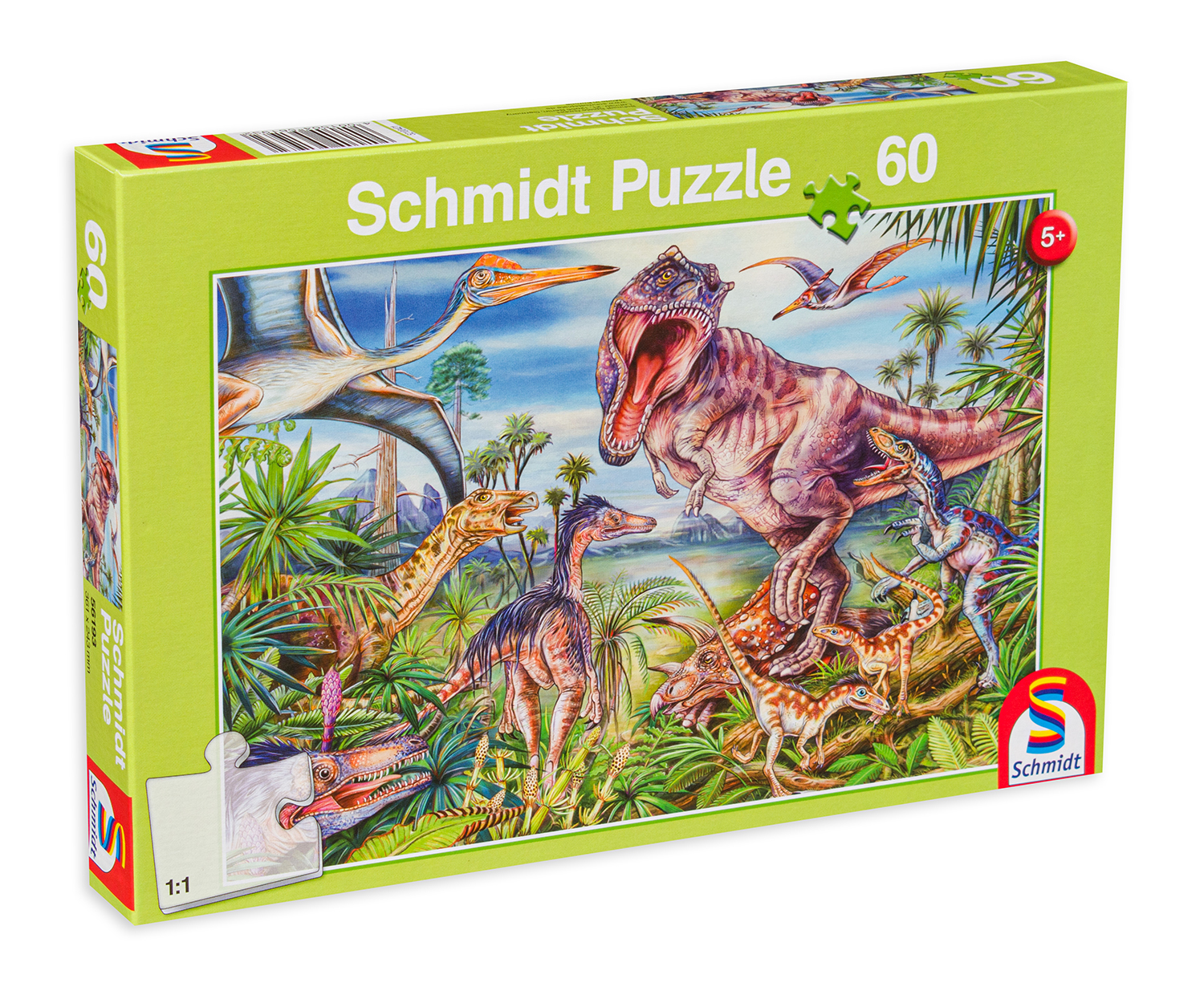 Puzzle Schmidt din 60 de piese - Dinozauri