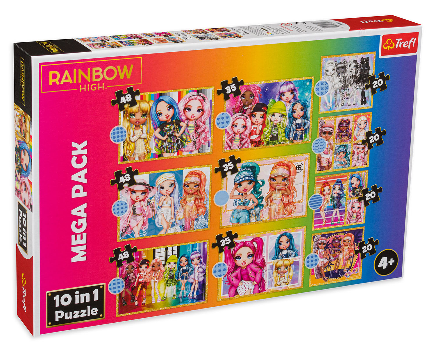 Puzzle Trefl 10 în 1 - Păpuși manechin