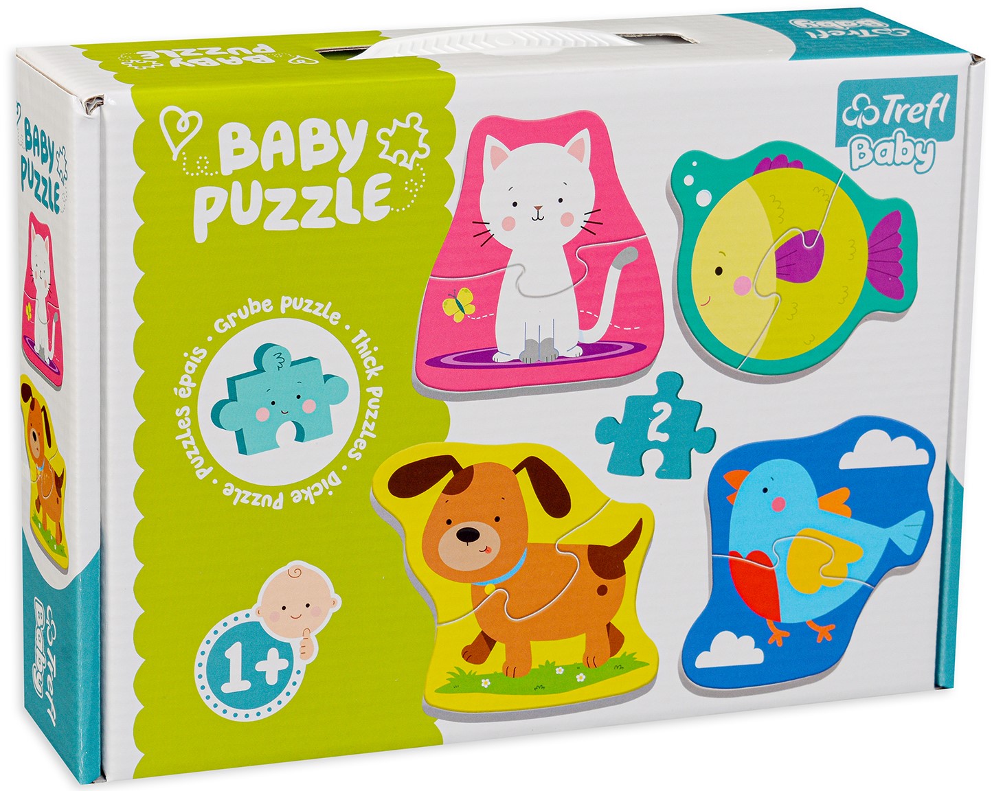 Puzzle Trefl 4 in 1 - Little Animals