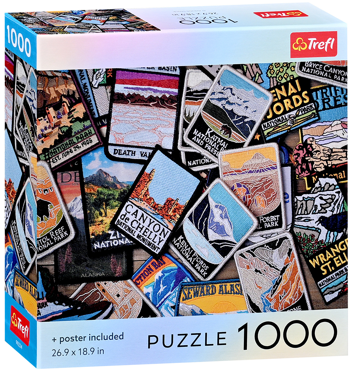 Puzzle Trefl din 1000 piese - Suveniruri americane