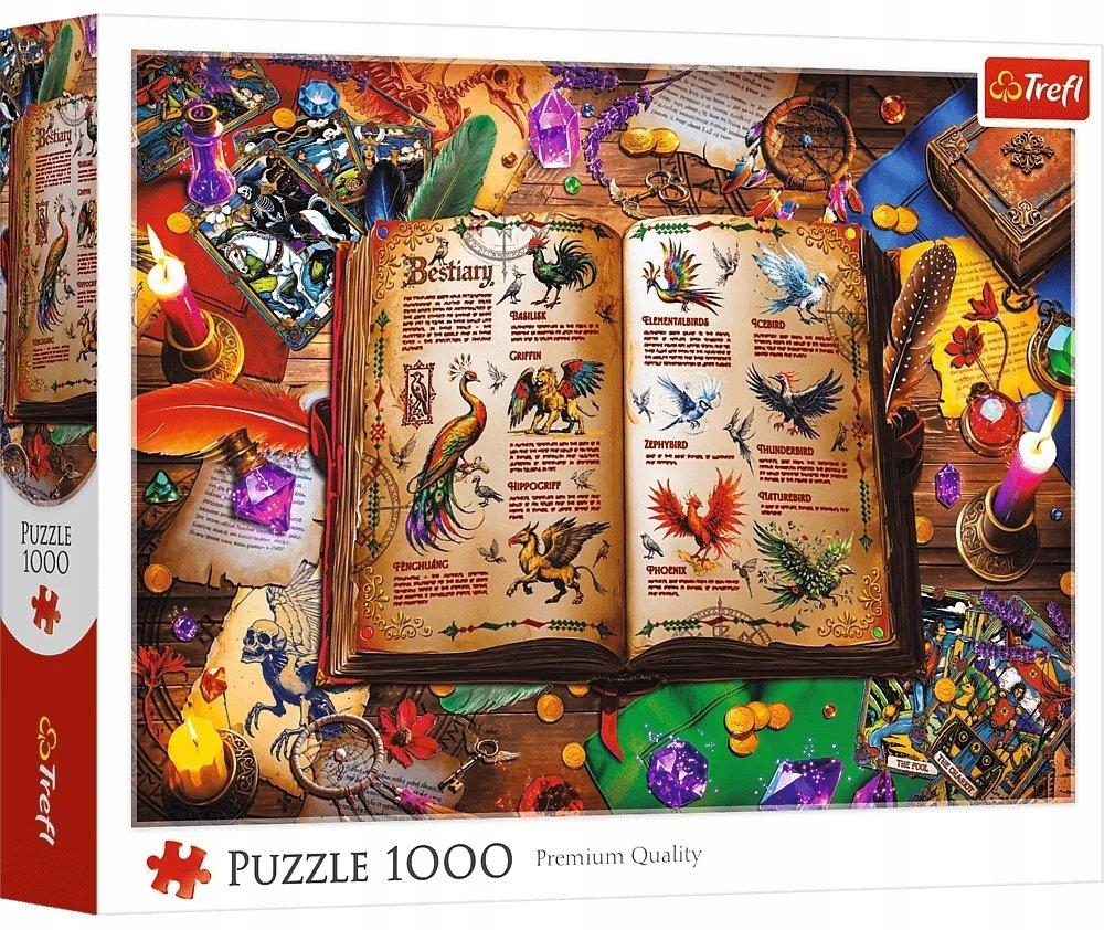 Puzzle Trefl din  1000 piese - Atlasul Păsărilor Fantastice