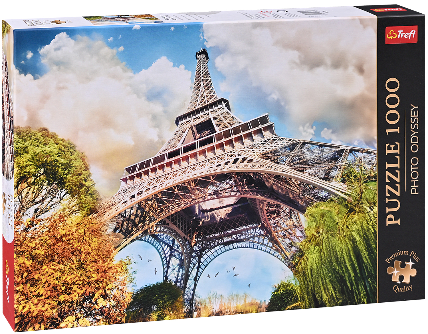 Puzzle Trefl din 1000 de piese - Turnul Eiffel din Paris, Franța
