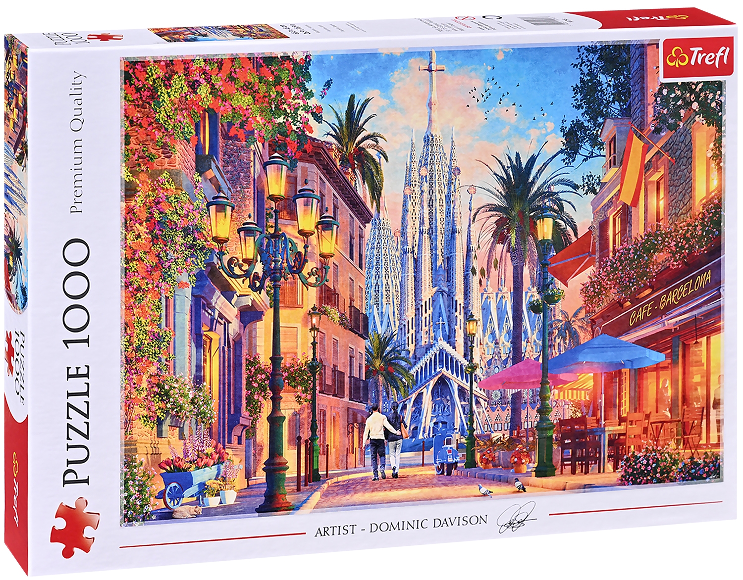 Puzzle Trefl din 1000 de piese - Barcelona, Spania