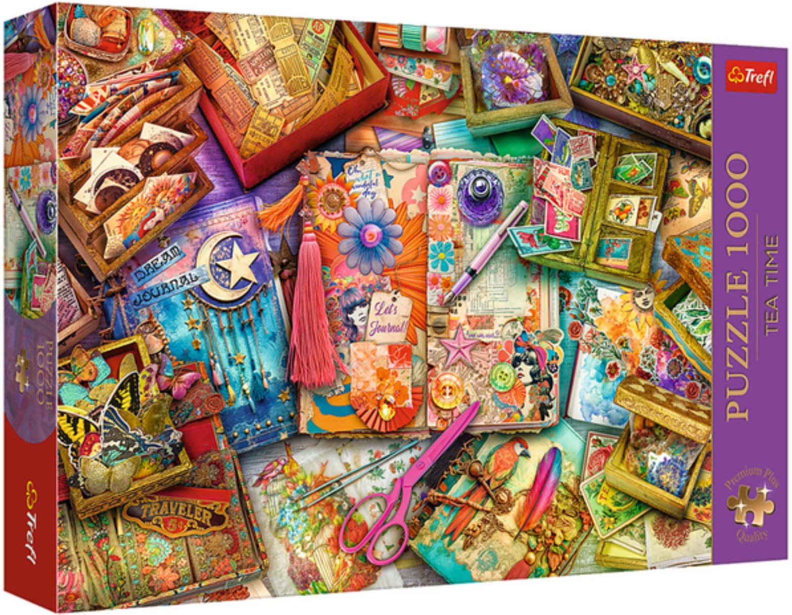 Puzzle Trefl din 1000 piese - Biroul jurnalistului