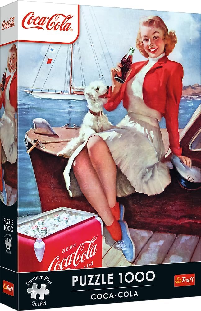 Puzzle Trefl din 1000 piese - Coca-Cola: Timp pentru pauză