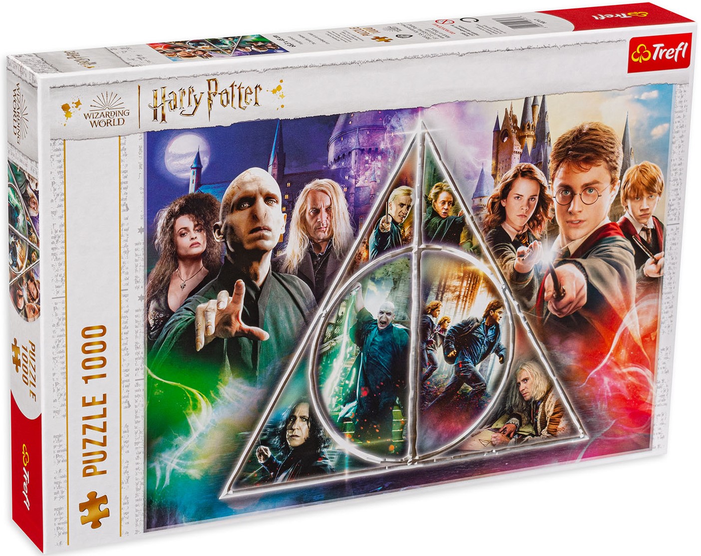 Puzzle Trefl din 1000 de piese - Harry Potter și Talismanele Morții