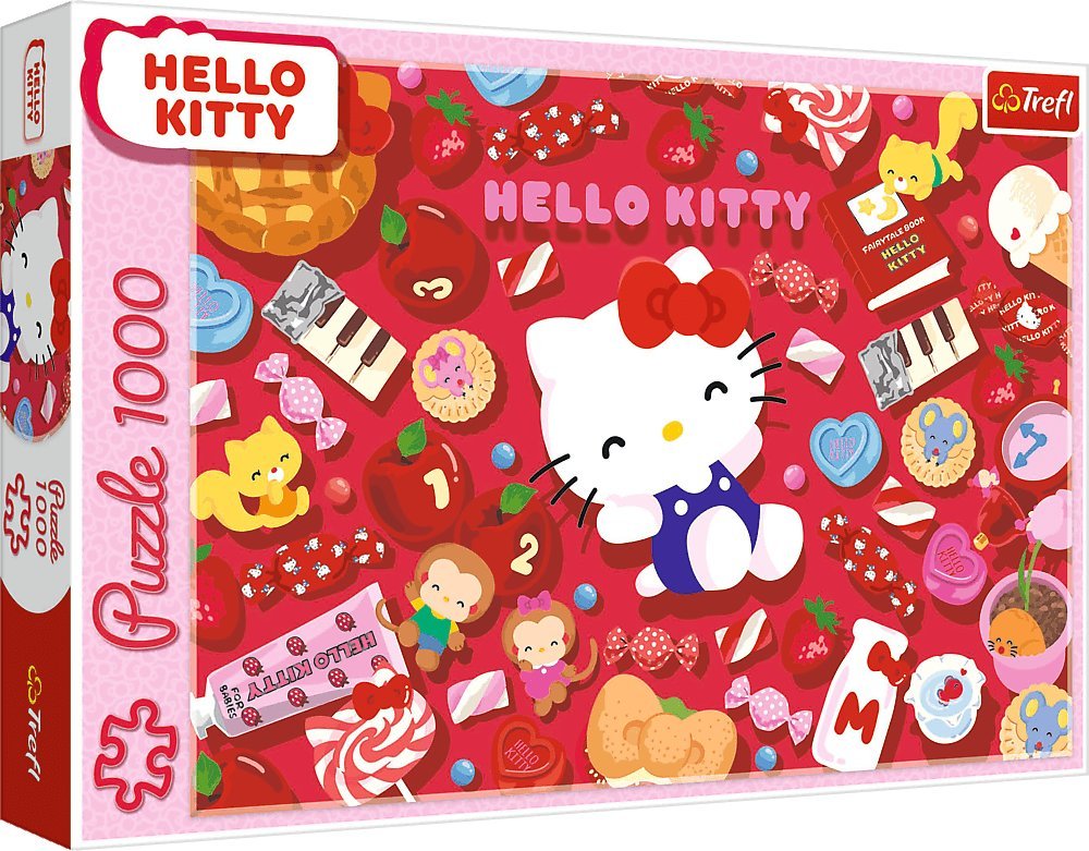 Puzzle Trefl din 1000 piese - Hello Kitty