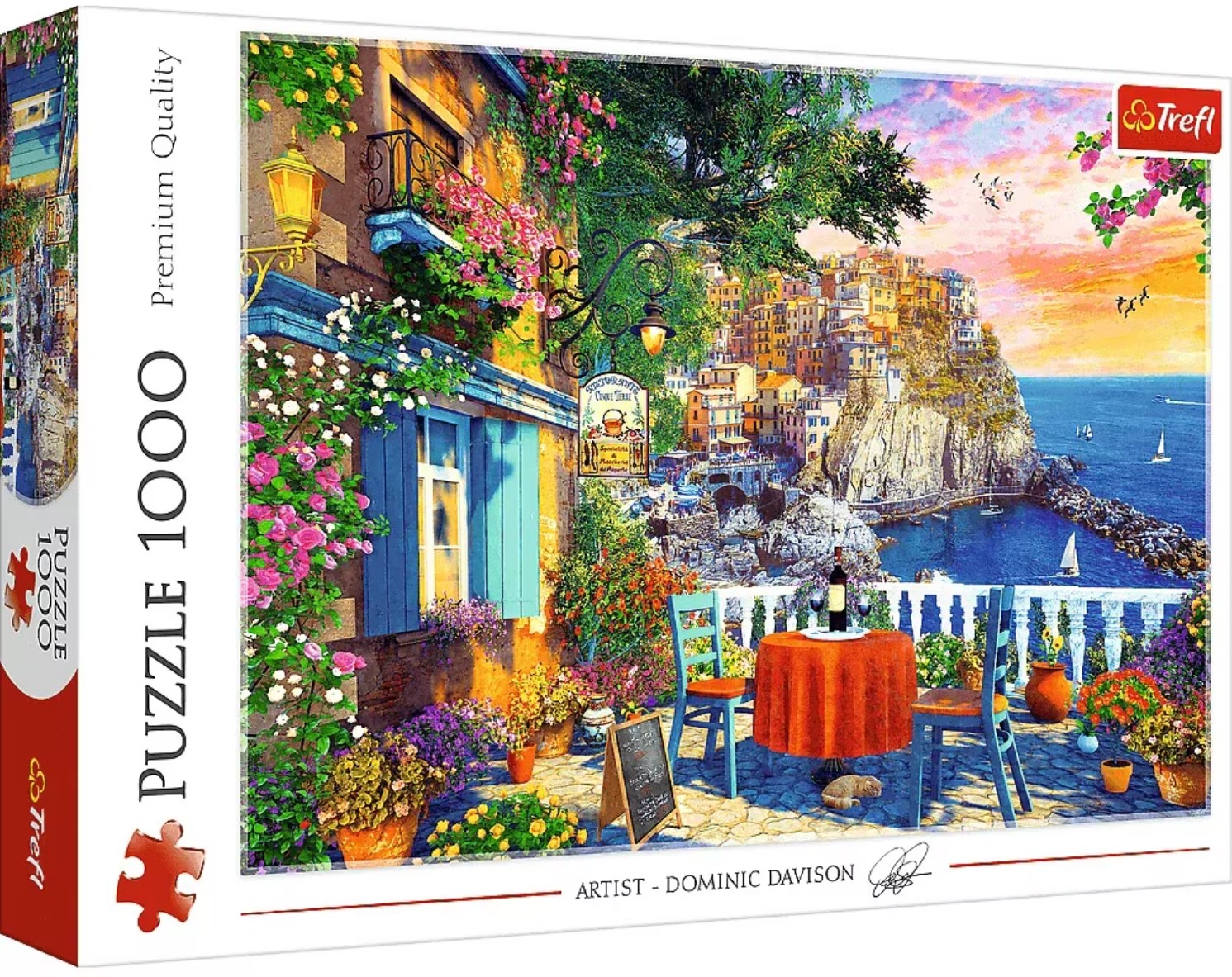 Puzzle Trefl din 1000 piese - Vedere la Cinque Terre