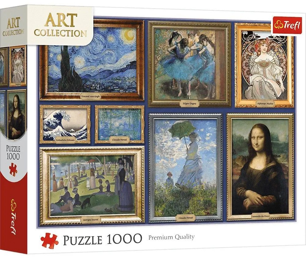 Puzzle Trefl din 1000 piese - Colecția capodopere