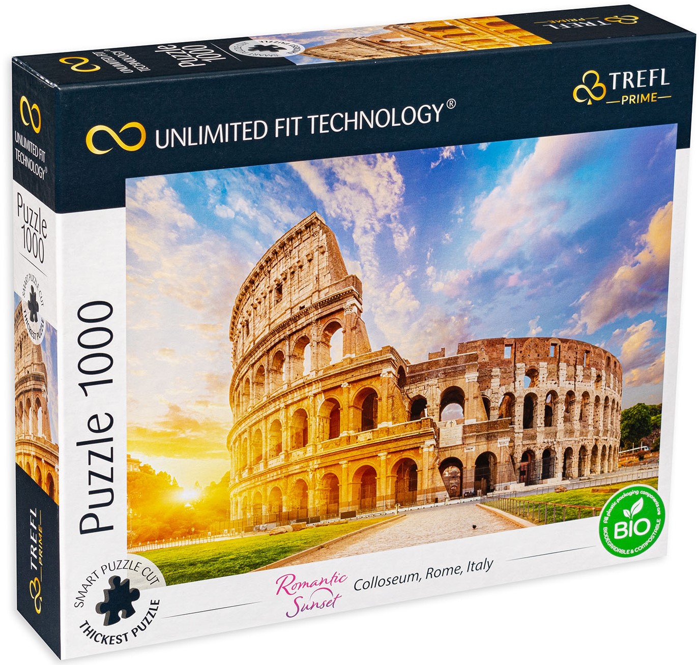 Puzzle Trefl din 1000 de piese - Colosseum, Roma