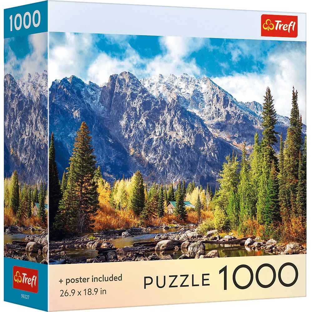 Puzzle Trefl din 1000 piese - Parcul Național Grand Teton