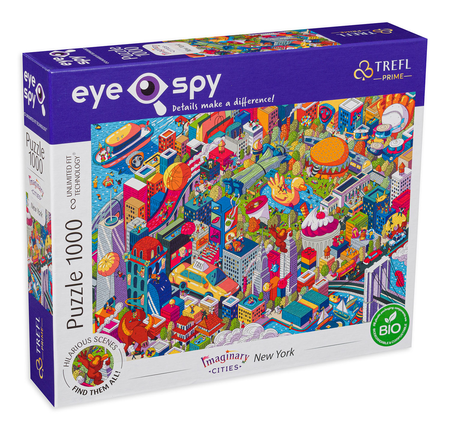Puzzle Trefl din 1000 de piese - New York, SUA