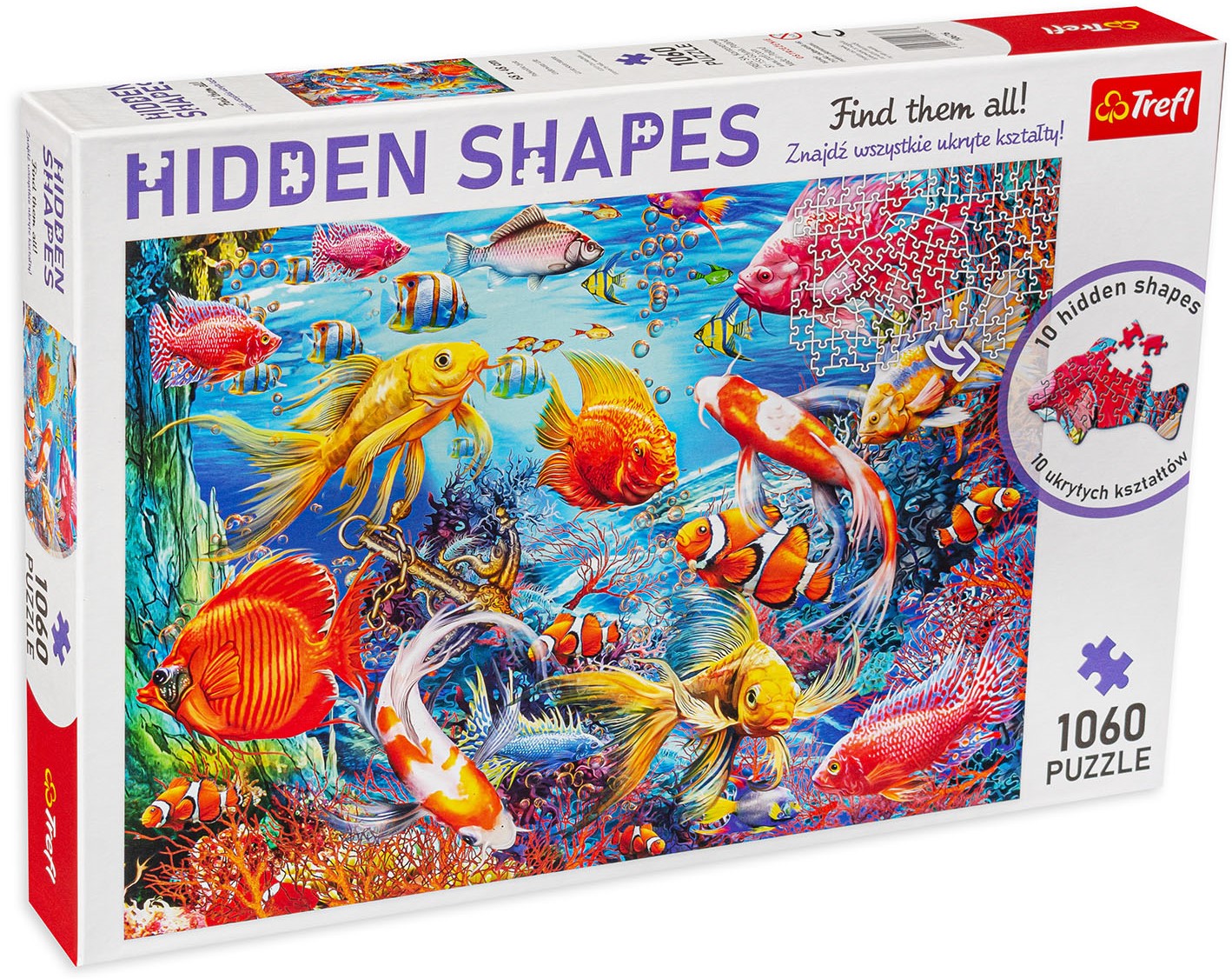 Puzzle Trefl din 1000 de piese - Lumea subacvatica