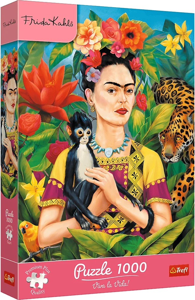 Puzzle Trefl din 1000 piese - Portret în junglă