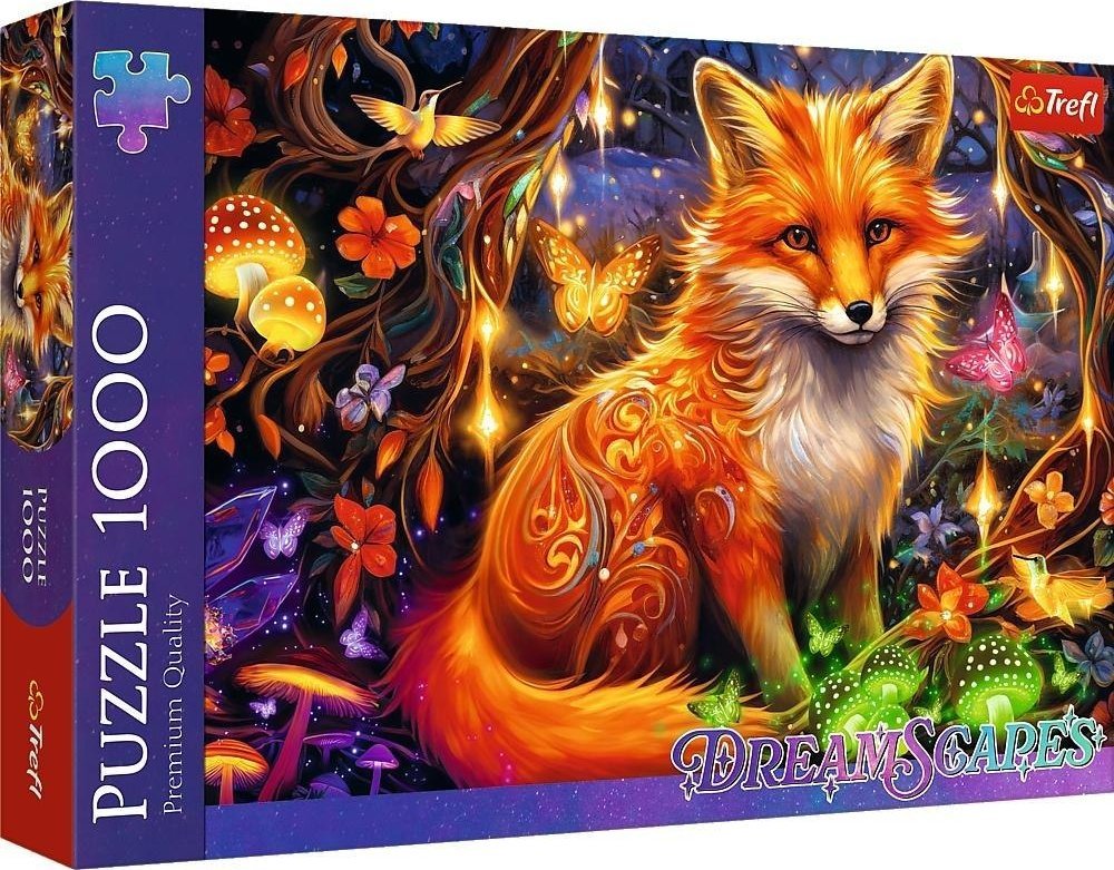 Puzzle Trefl din 1000 piese - Zână vulpe