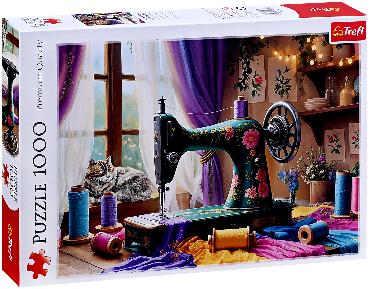 Puzzle Trefl din  1000 de piese    - Atelier de cusut
