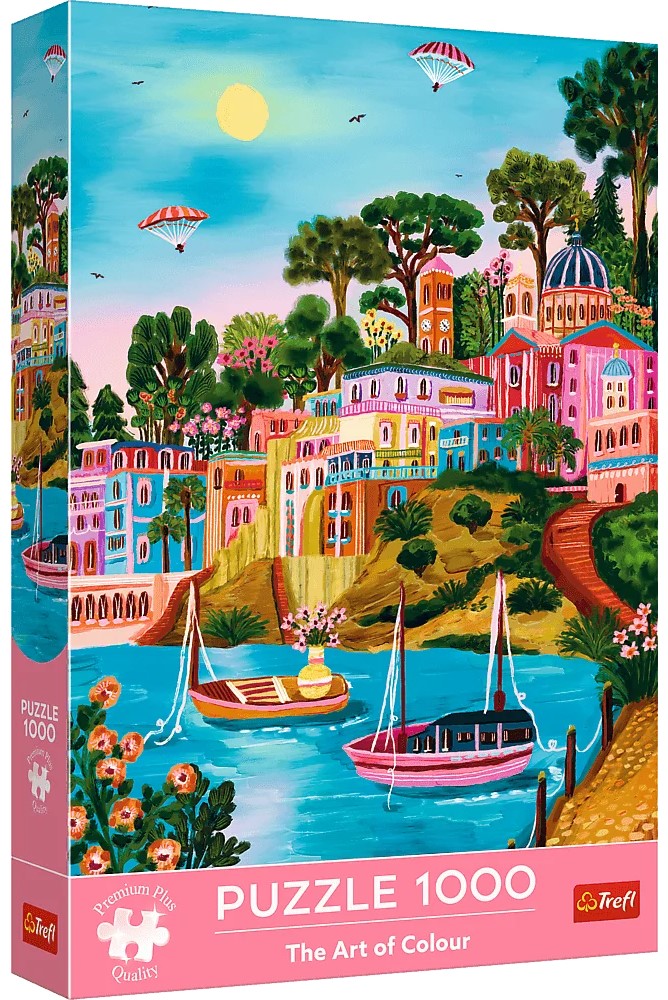 Puzzle Trefl din  1000 piese - Syros, Grecia