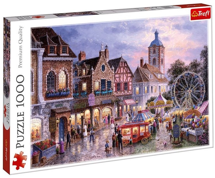 Puzzle Trefl din 1000 piese - Parc de distracții
