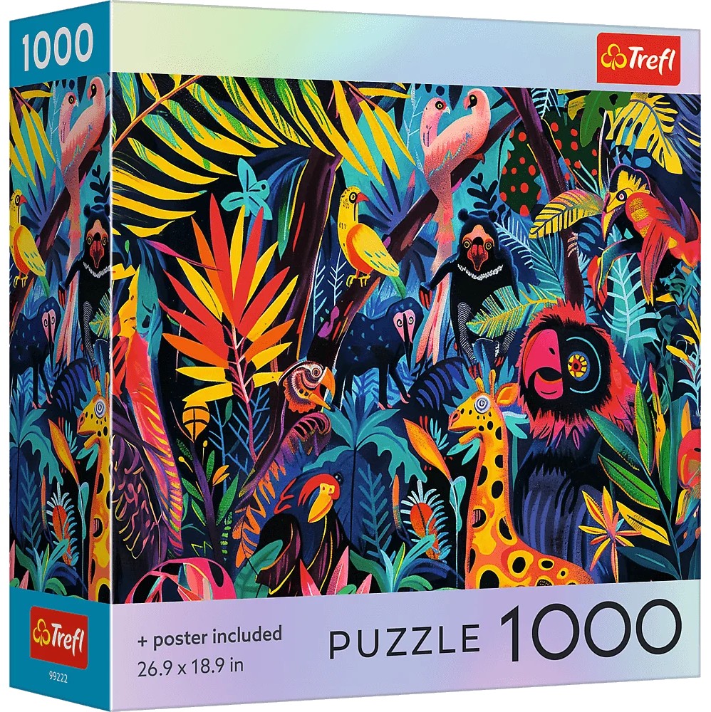 Puzzle Trefl din  1000 piese - În junglă