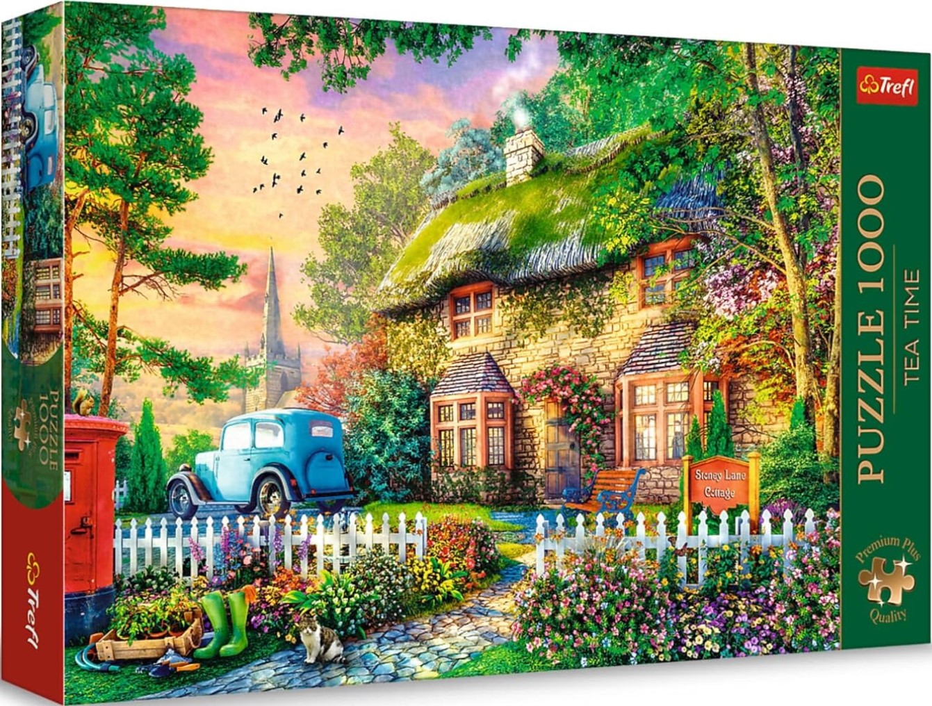 Puzzle Trefl din 1000 piese - Vila Stone Lane