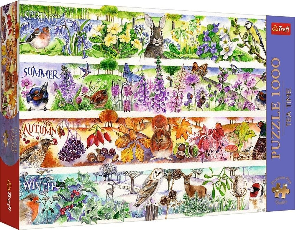 Puzzle Trefl din 1000 piese - Patru anotimpuri