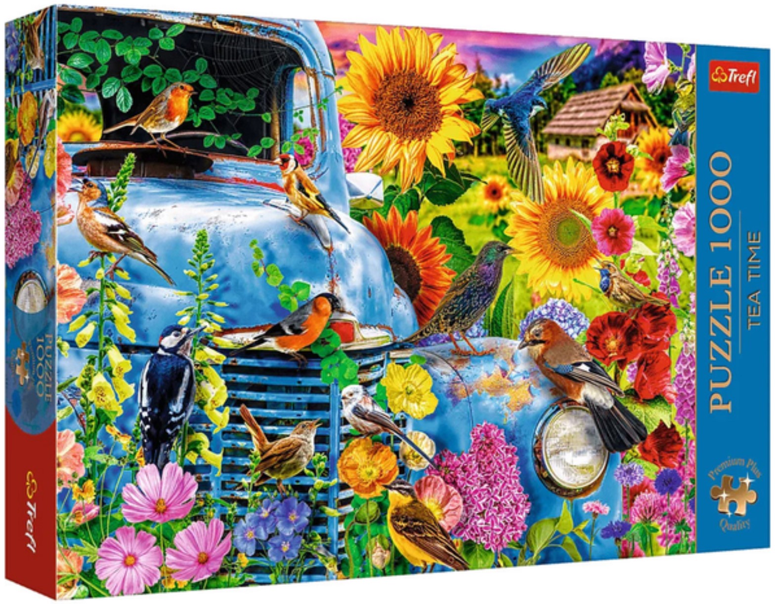 Puzzle 1000. Tea Time. Viata la tara, pasari cantatoare - imagine 2