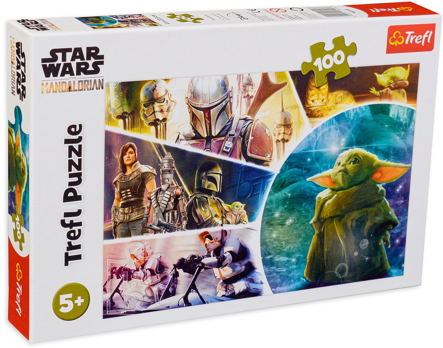 Puzzle Trefl din 100 de piese - Baby Yoda