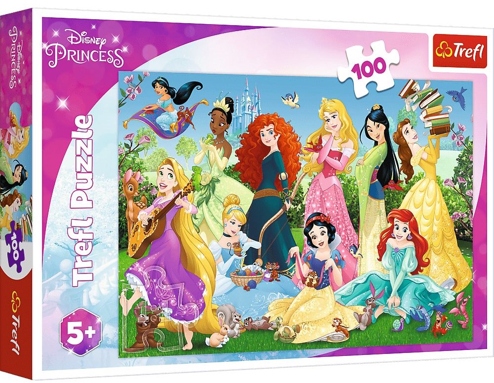 Puzzle Trefl din 100 de piese - Disney Princess
