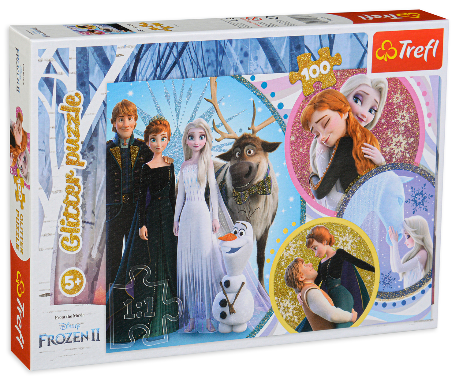 Puzzle Trefl din 100 de piese - Frozen 2