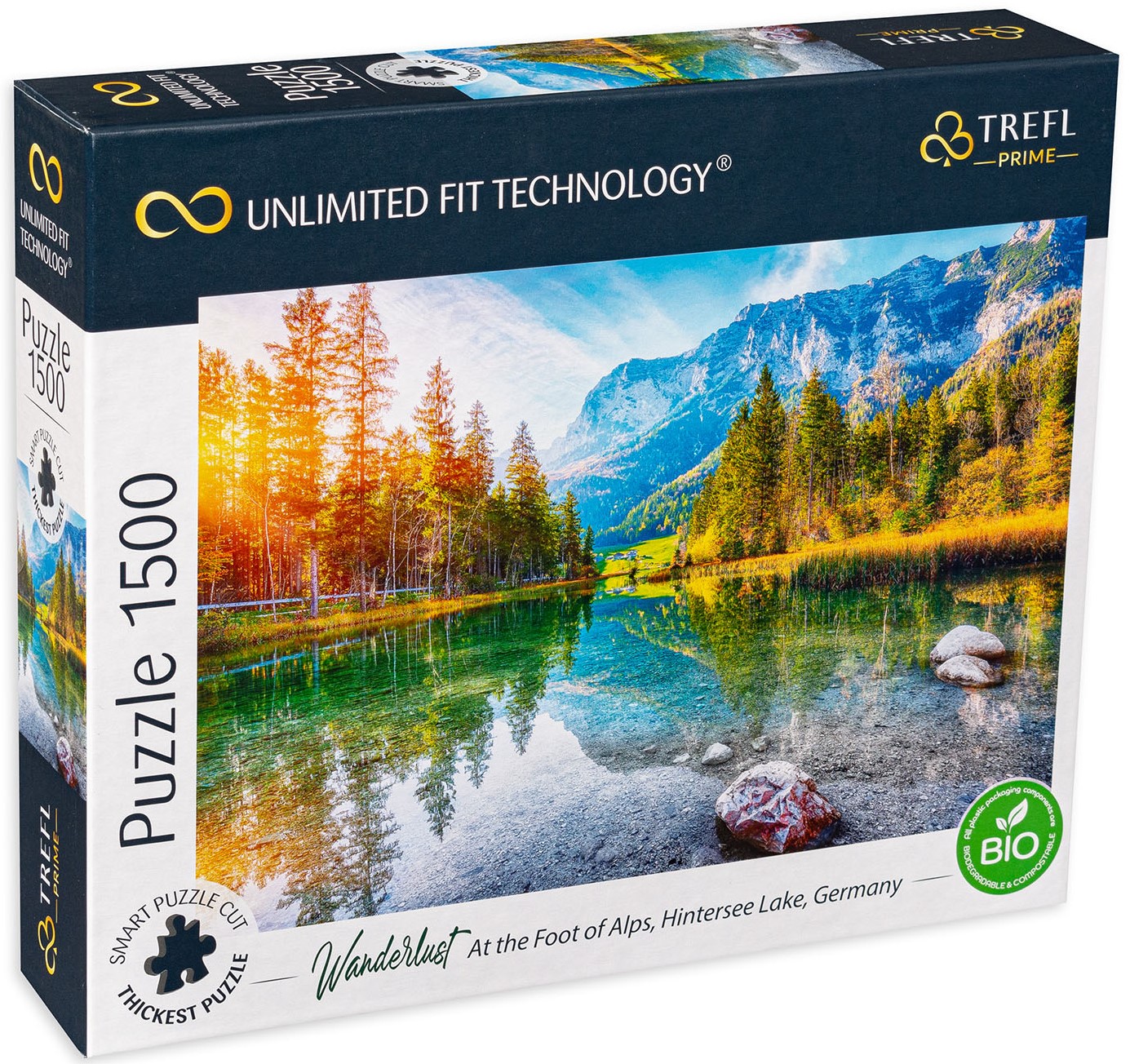 Puzzle Trefl din 1500 de piese - Alpii, Germania
