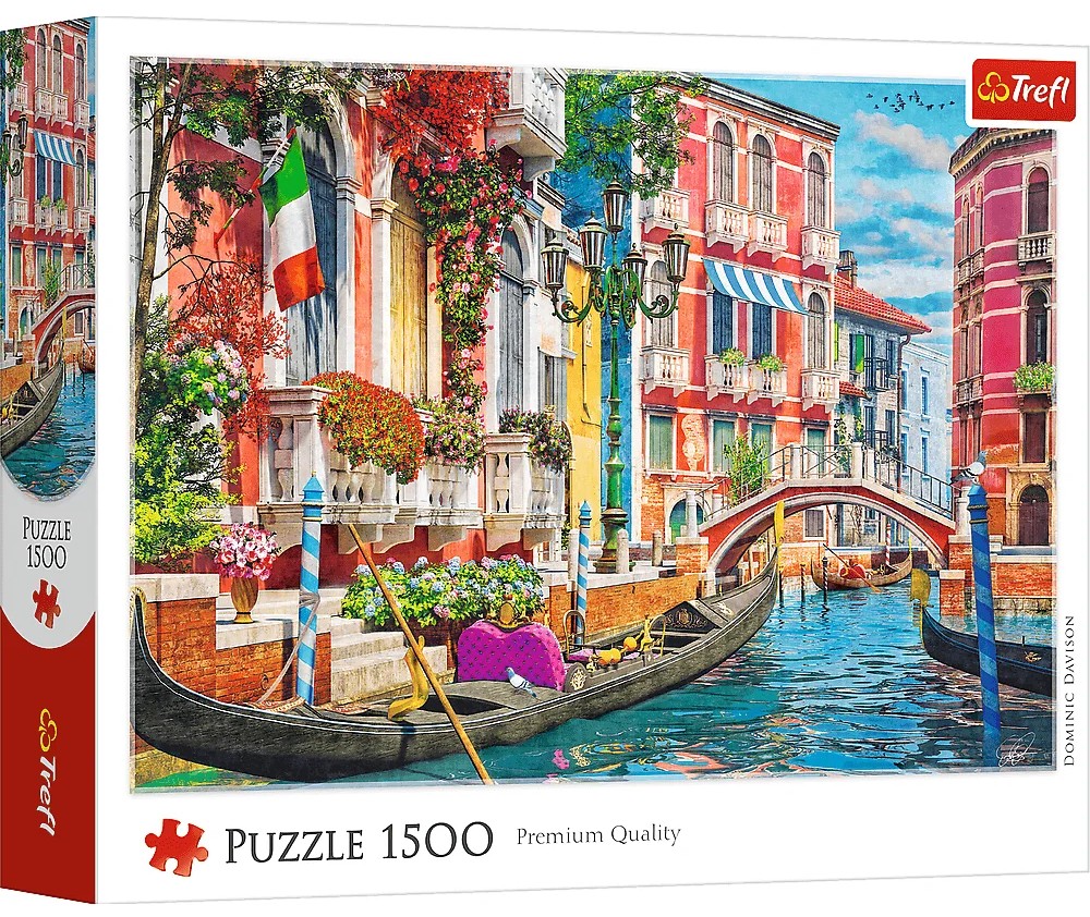 Puzzle Trefl din 1500 piese - După-amiază de vară în Veneția